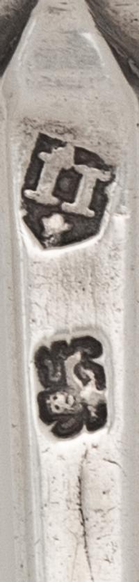 Two English Silver Slip Top Spoons
