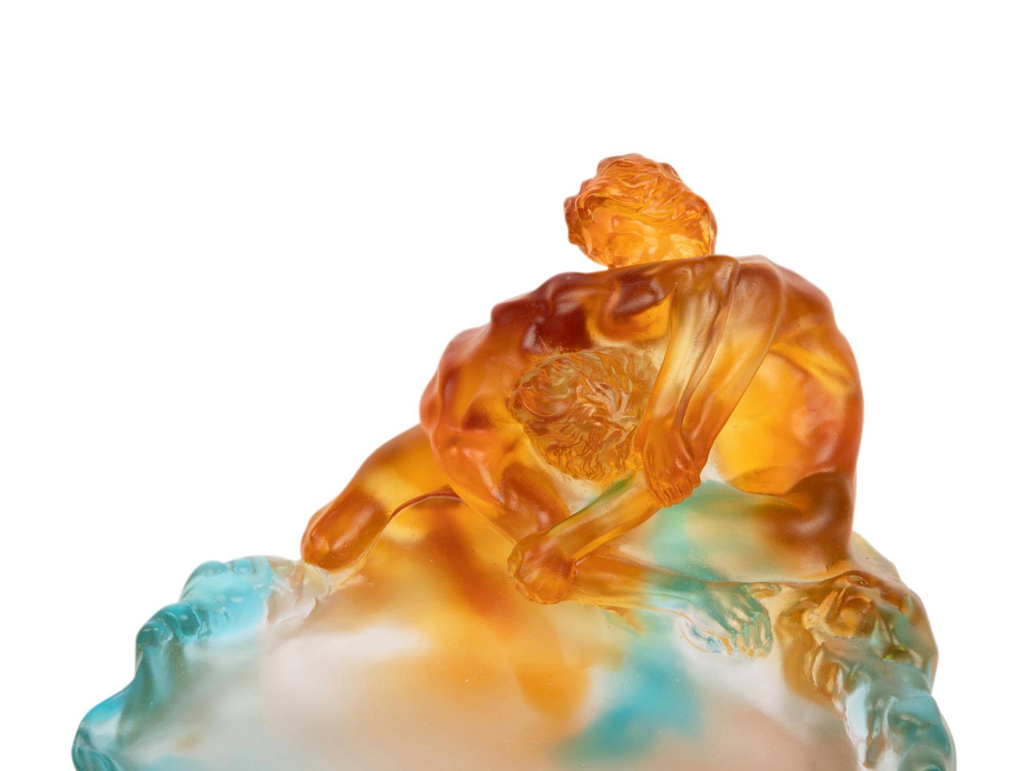 A Daum Pate-de-Verre Vide Poche