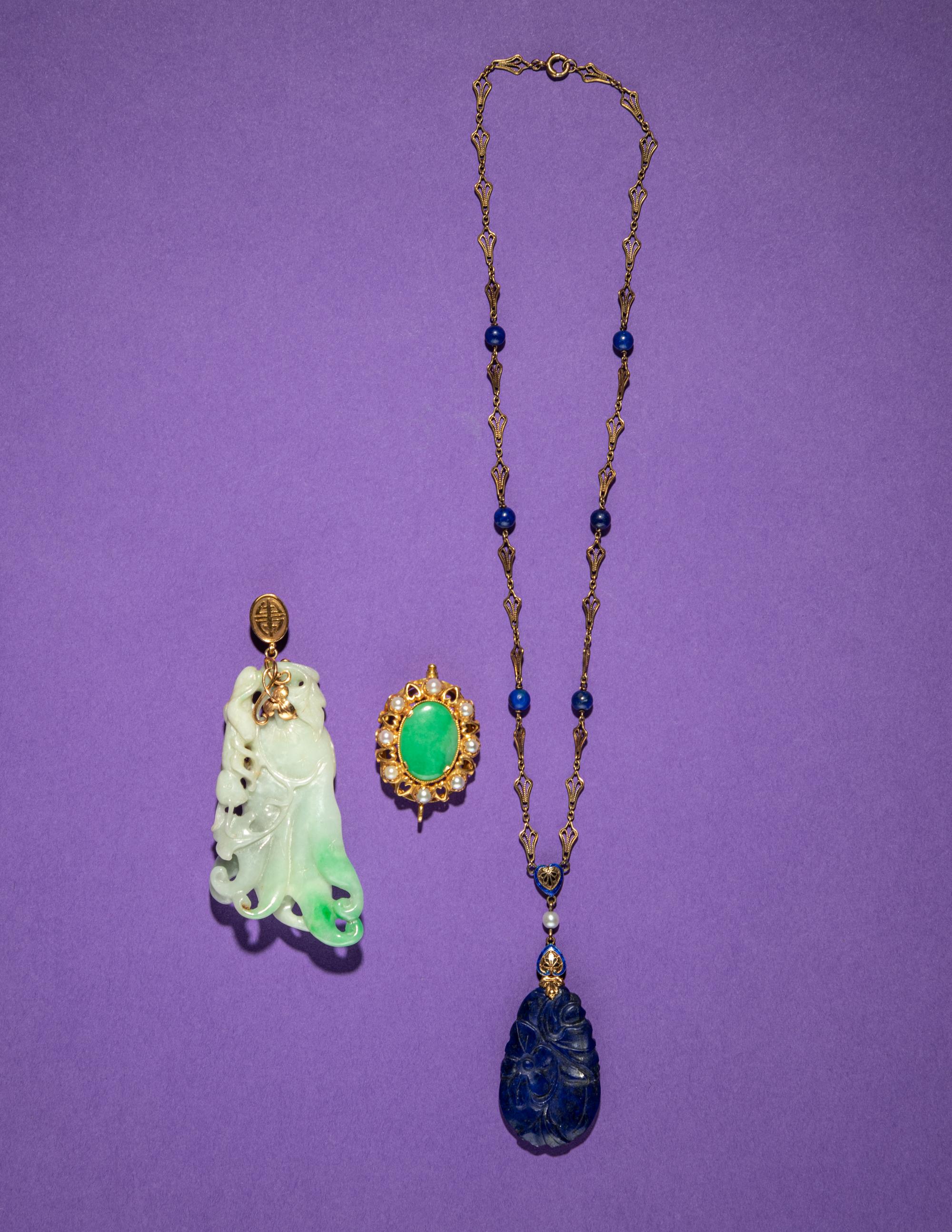 Three Chinese Jewelry Pieces