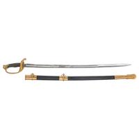 Fine Clauberg US Model 1850 Foot Officers Sword Retailed by JCF Deecken of New York