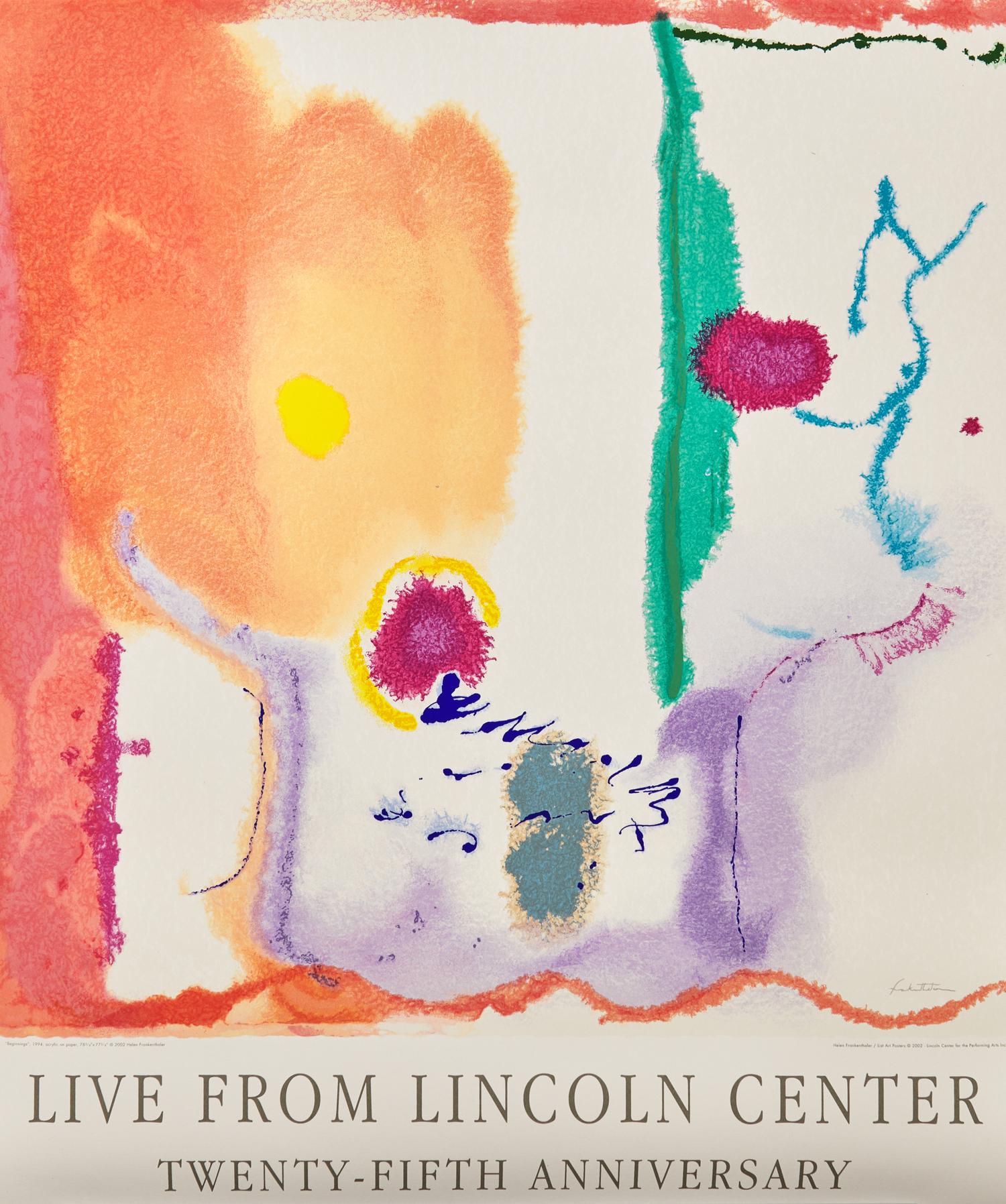 Live from Lincoln Center: Twenty-Fifth Anniversary Poster , 2002