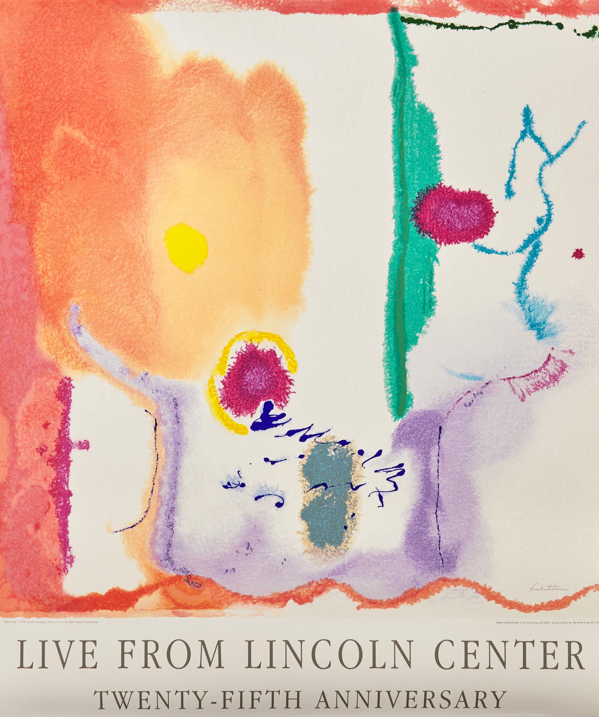 Live from Lincoln Center: Twenty-Fifth Anniversary Poster , 2002