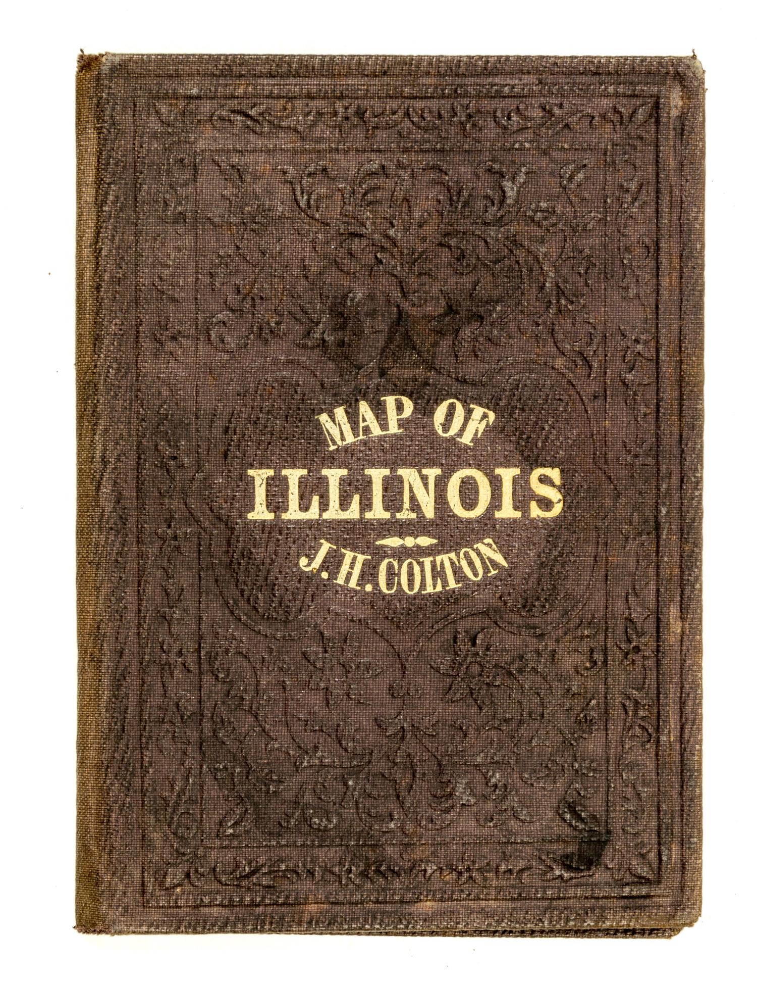 (MAP, ILLINOIS) Illinois [with inset: Vicinity of Chicago]. New York, 1856
