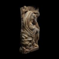 A Roman Marble Sarcophagus Fragment with Prince Orestes