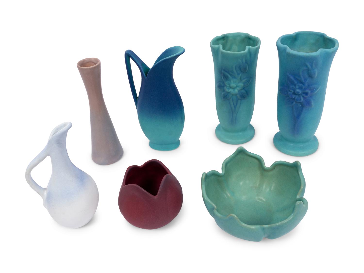 A Group of Van Briggle Pottery