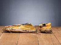 Kiowa Beaded Hide Moccasins