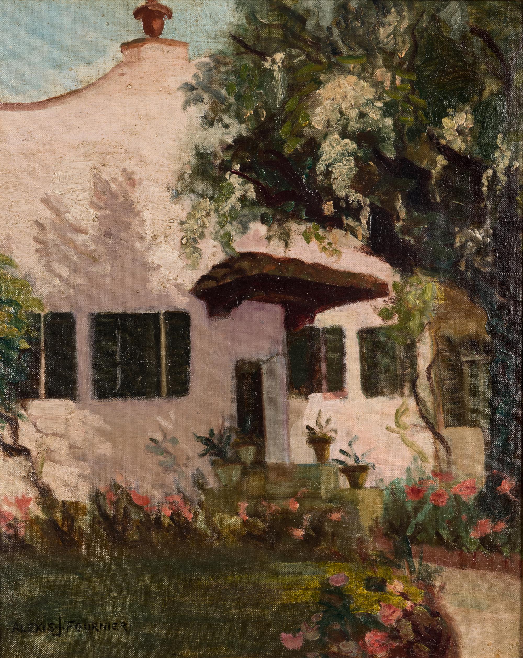 Pink Adobe House