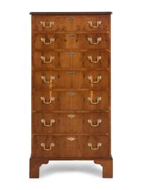 A George III Style Walnut Chest of Drawers