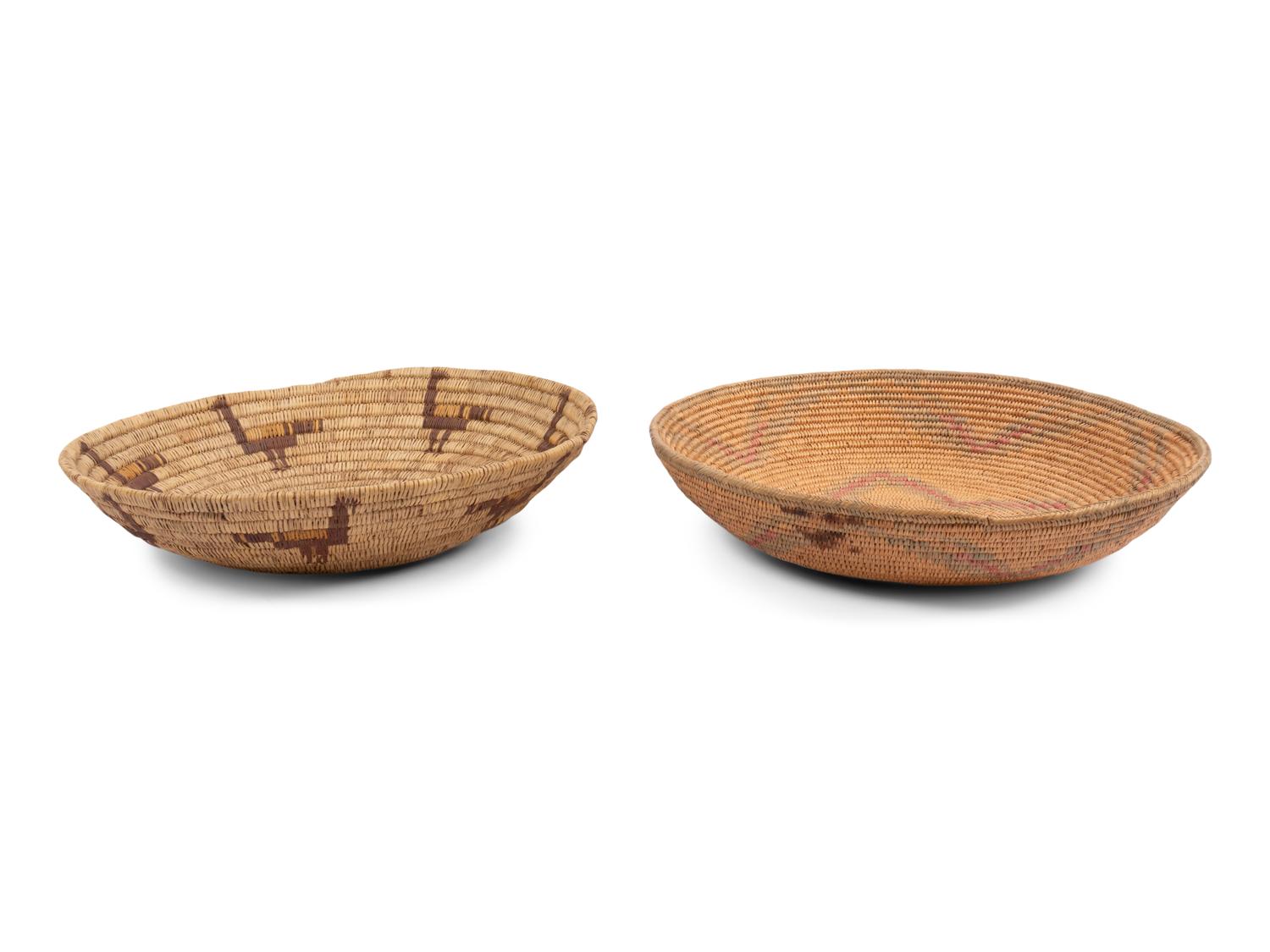 A Group of American Indian Baskets