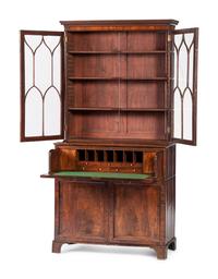 A George III Mahogany Secretary Bookcase