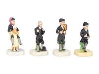 A Group of Four Staffordshire Pearlware Dr. Syntax Figures