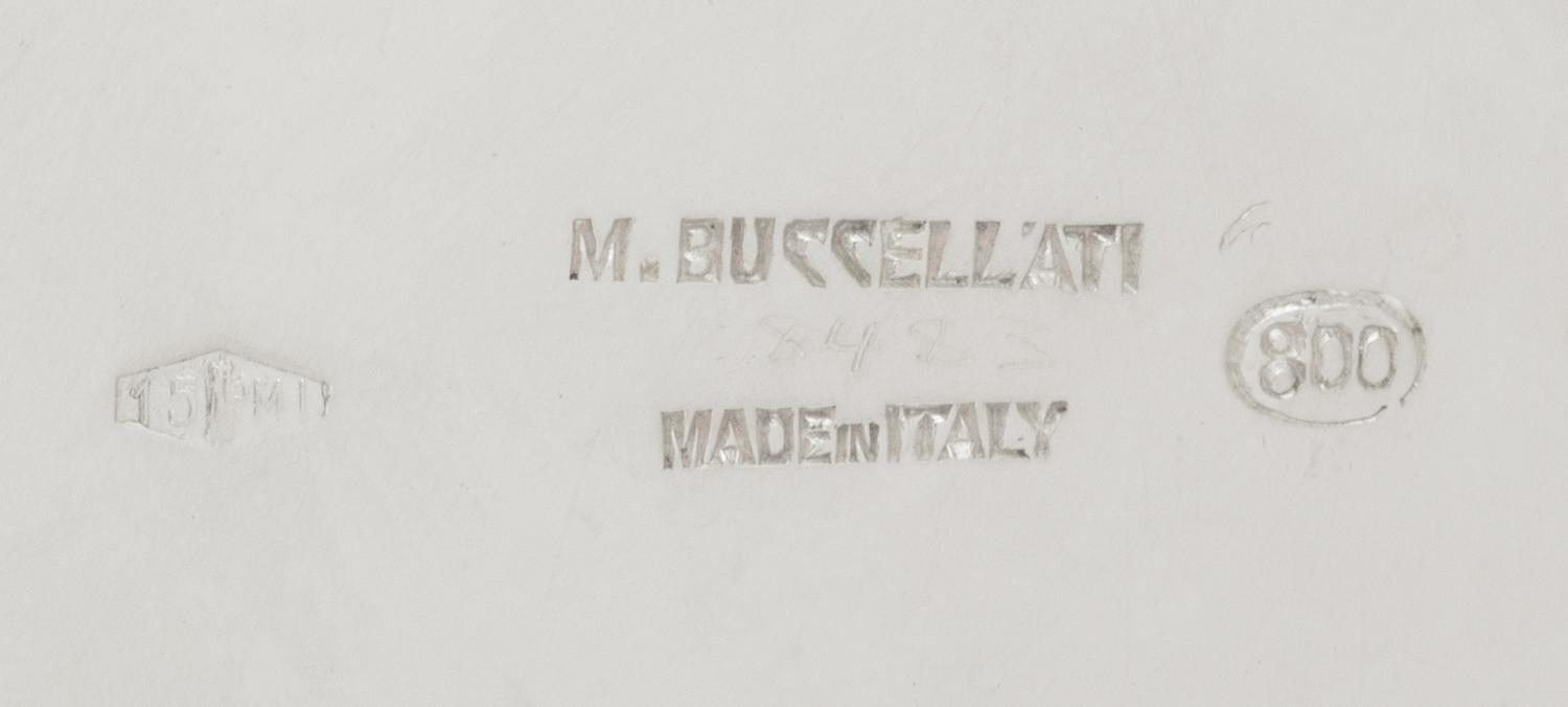 A Pair of Buccellati Silver Candlesticks