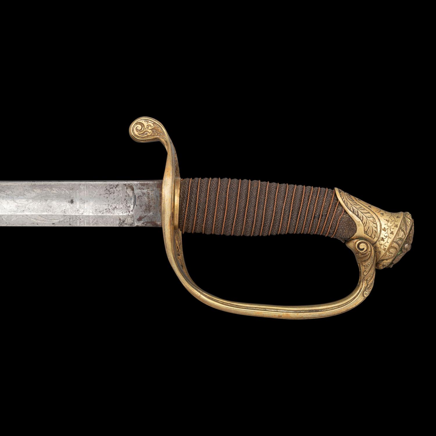 Cased Schuyler, Hartley & Graham Retailed Walscheid 1850 Foot Officer's Sword Inscribed to Major William Walker 27th Mass. Infantry - KIA at Cold Harbor with Sash, Belt, Bag and CDV