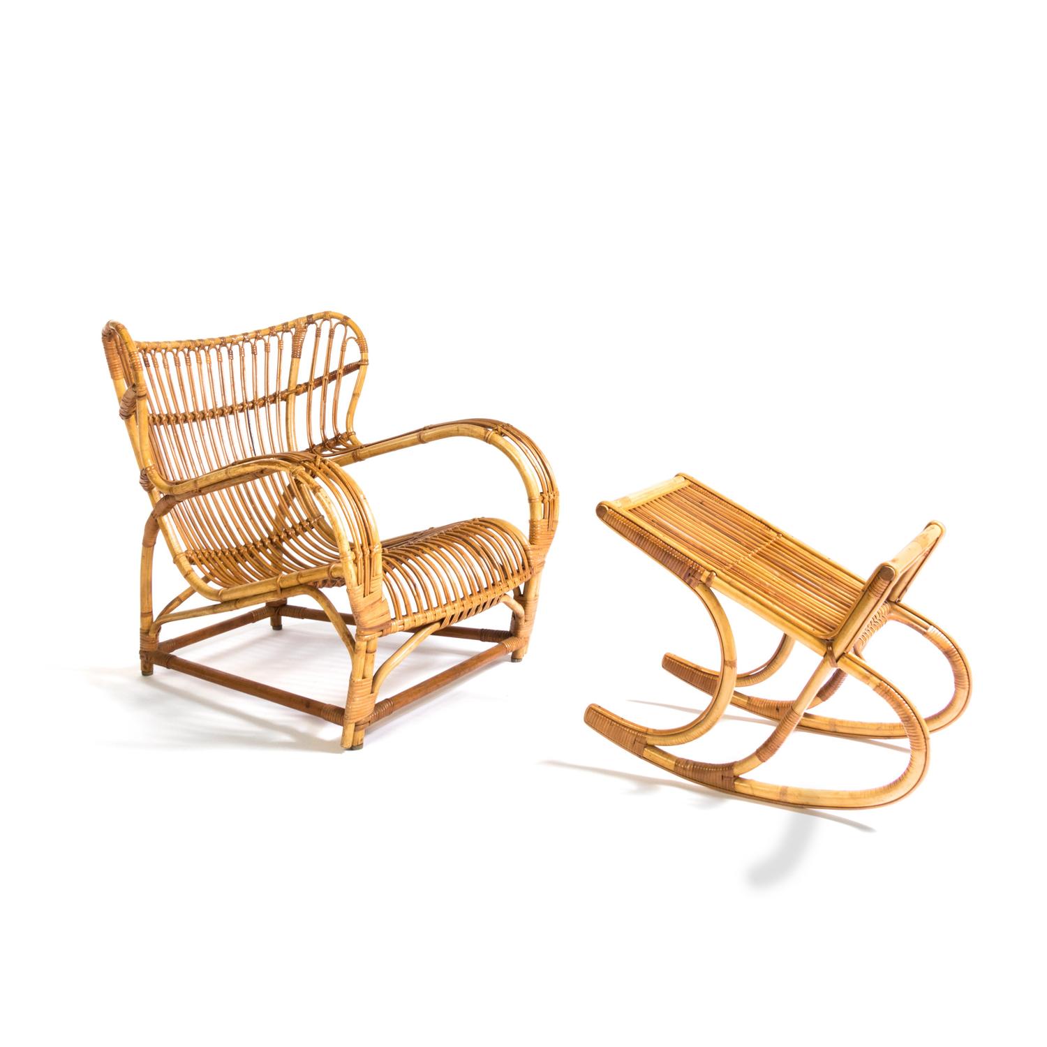 Lounge Chair and Ottoman E.V.A Nissen & Co., Denmark