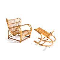 Lounge Chair and Ottoman E.V.A Nissen & Co., Denmark