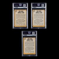 A Collection of PSA Graded 1968 Topps Johnny Bench Rookie Baseball Cards No. 247