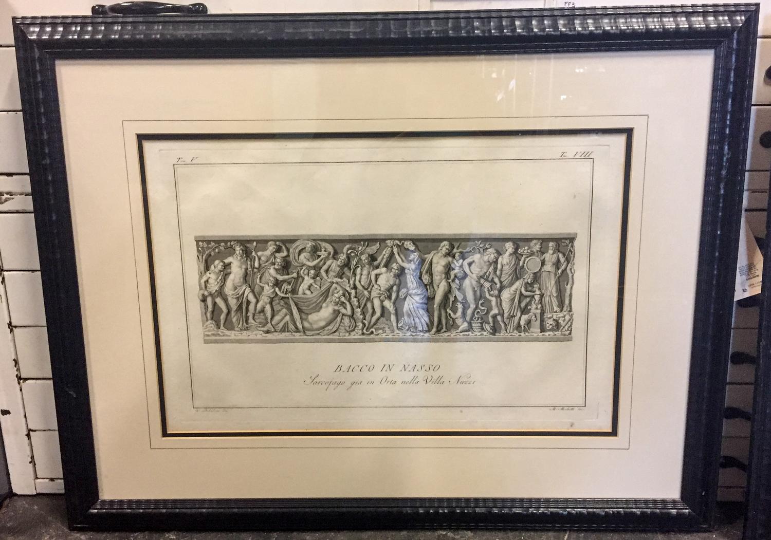 A Group of Six Engravings, , after various artists, framed uniformly.