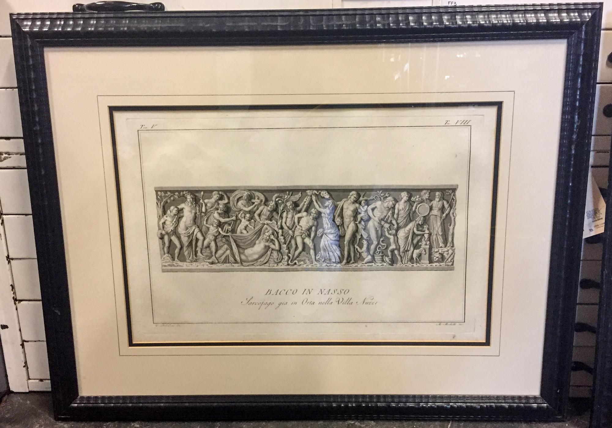 A Group of Six Engravings, , after various artists, framed uniformly.