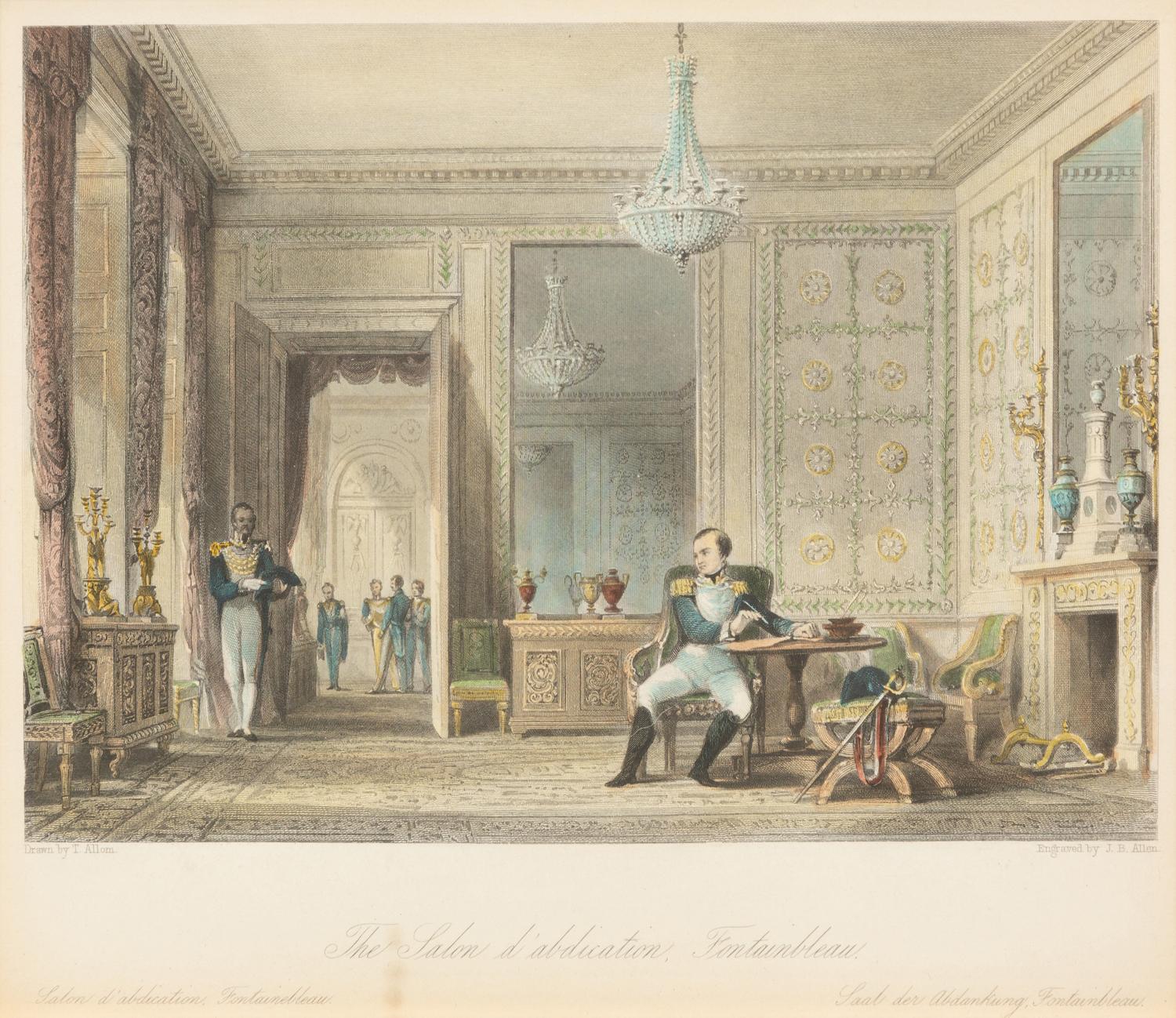 Two French Hand Colored Engravings