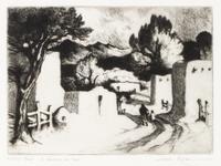 Gene Kloss, (American, 1903-1996), In Ranchos de Taos and January Morning