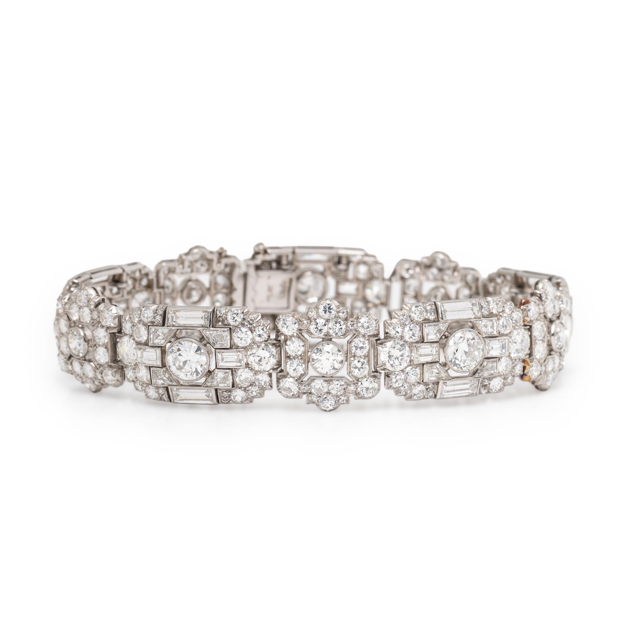 Art Deco, Diamond and Platinum Bracelet