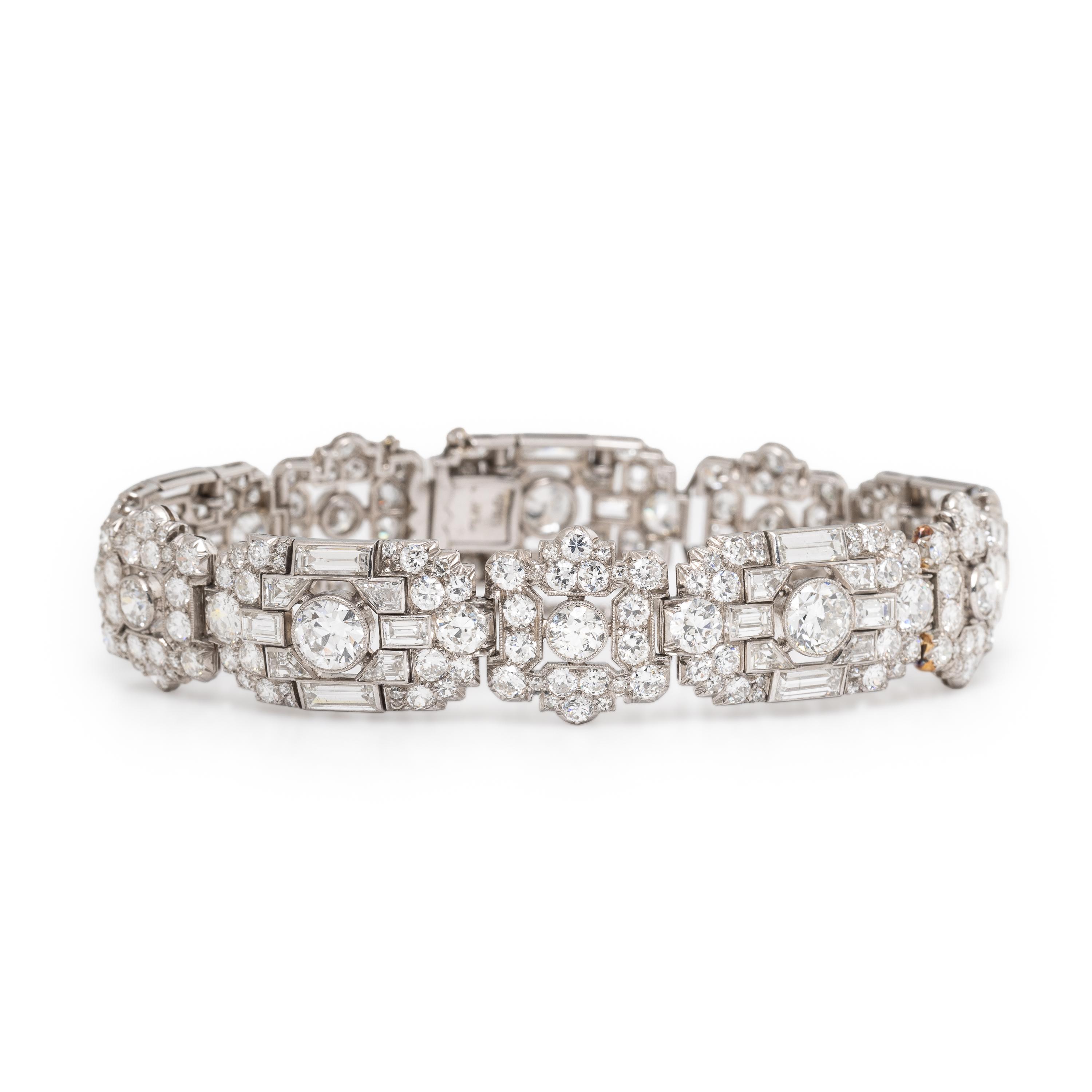 Art Deco, Diamond and Platinum Bracelet