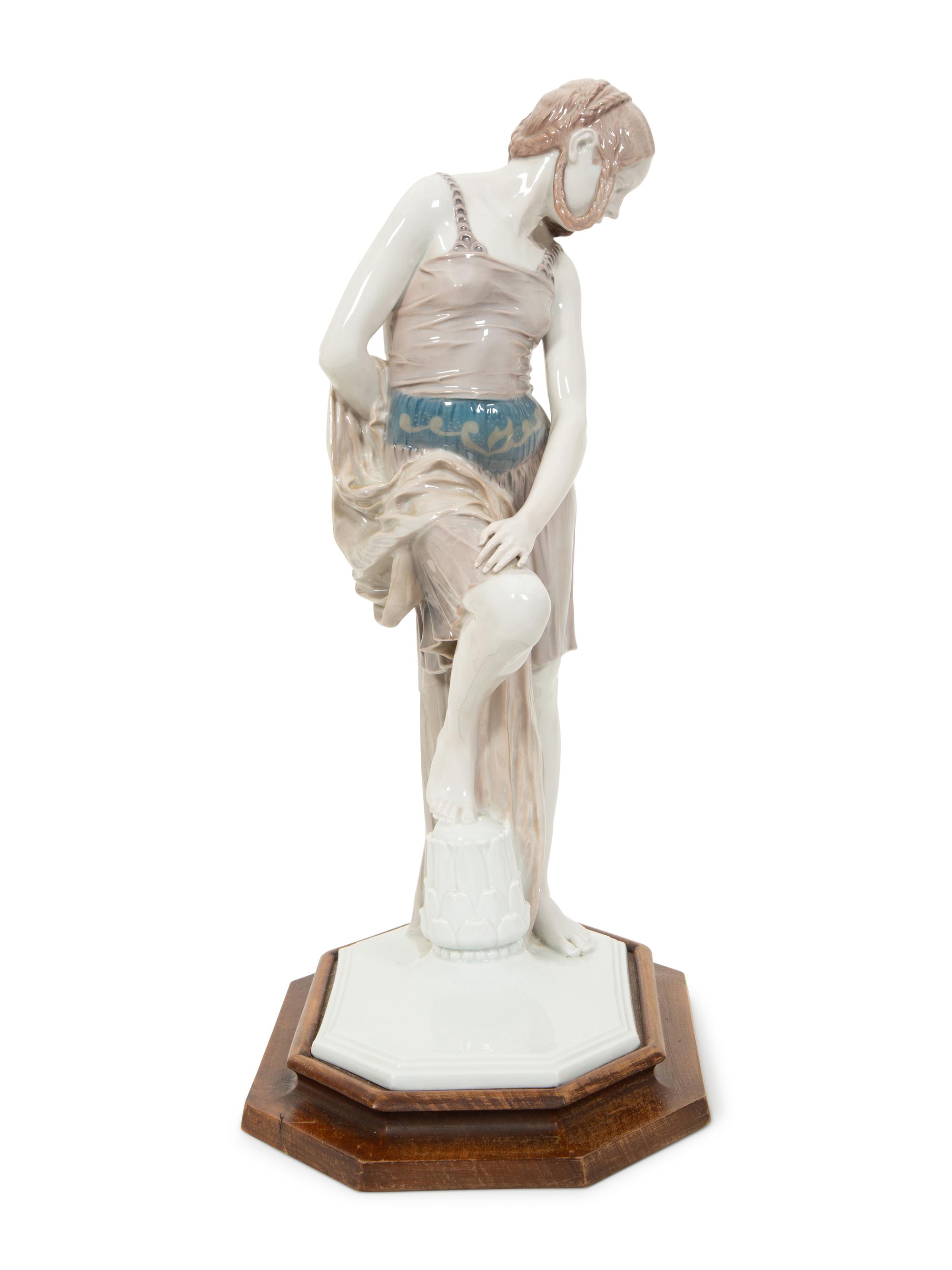 A Rosenthal Porcelain Figure of a Lady