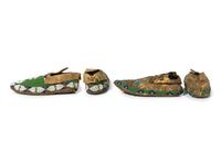 Sioux Beaded Hide Moccasins