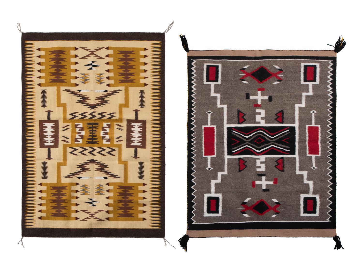 Navajo Storm Pattern Weavings / Rugs