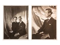 [ROYALTY]. WINDSOR, Edward, Duke of (1894-1972, "Edward VIII, King of England"). WINDSOR, Wallis Simpson, Duchess of (1896-1986). Photograph signed ("Wallis Windsor" and "Edward Duke of Windsor").