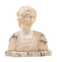 An Italian Alabaster Bust