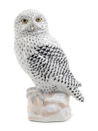 A Herend Porcelain Owl