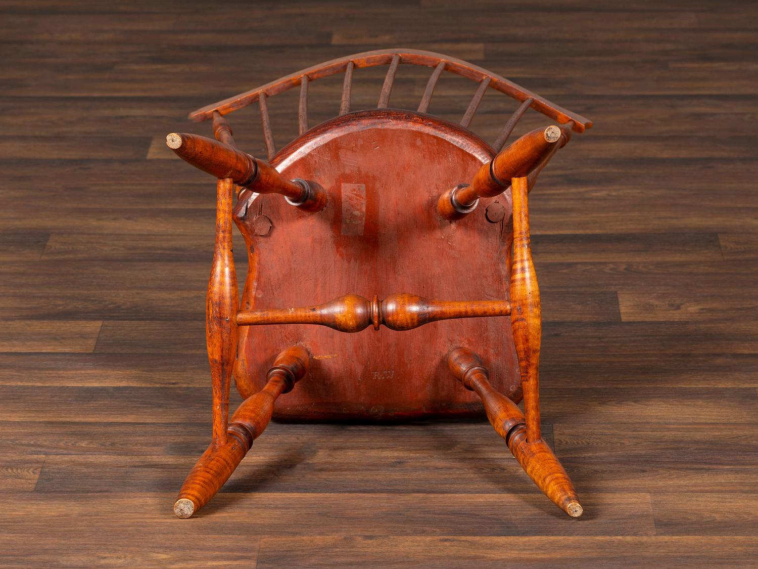 A Set of Four Fan-Back Windsor Side Chairs