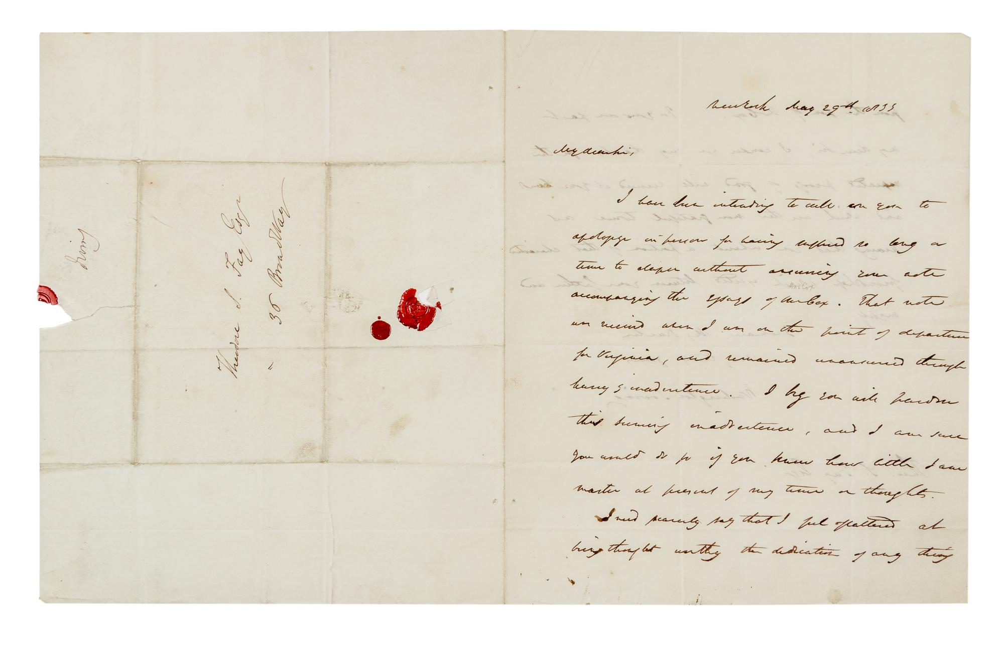 [AMERICAN AUTHORS]. A group of 3 manuscripts, comprising: