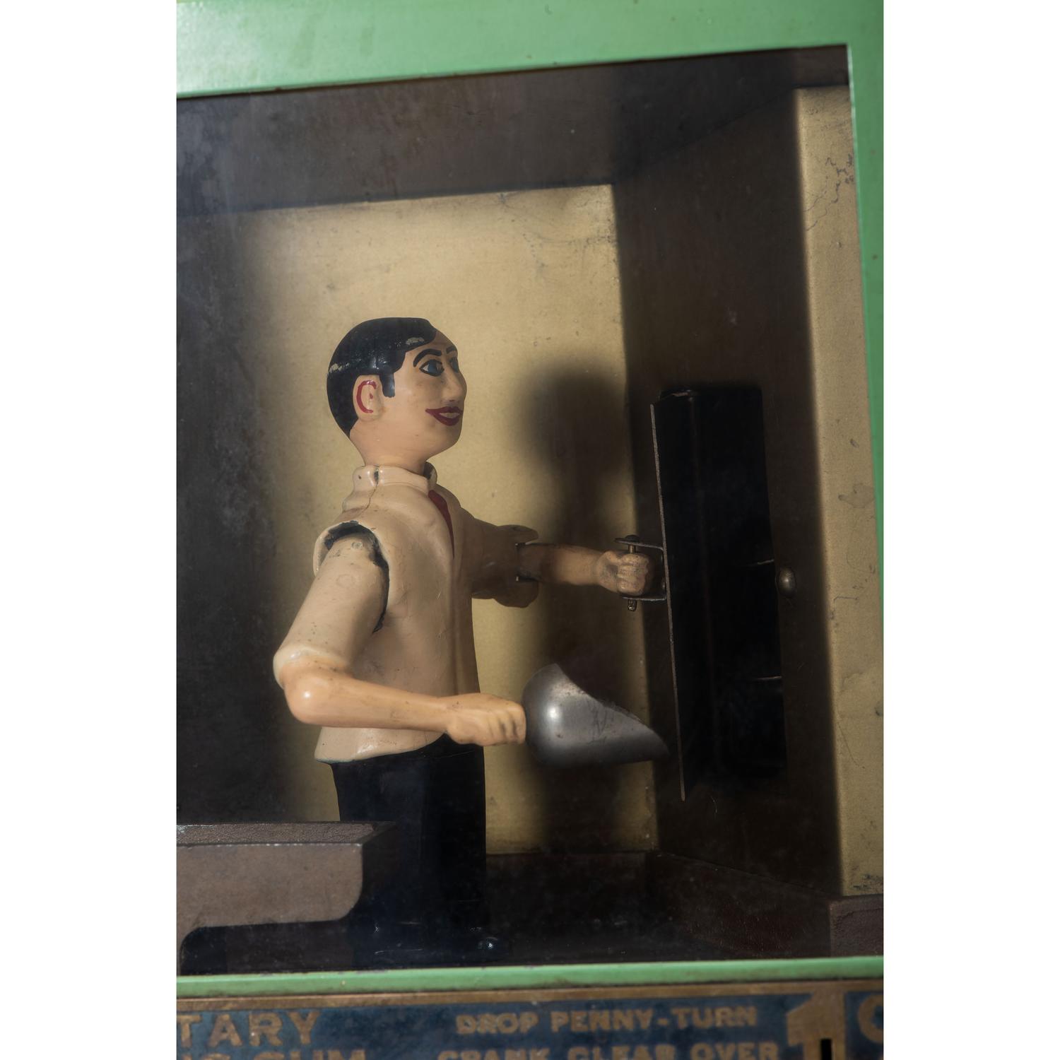 A Manikin Baker Boy Gum Vendor
