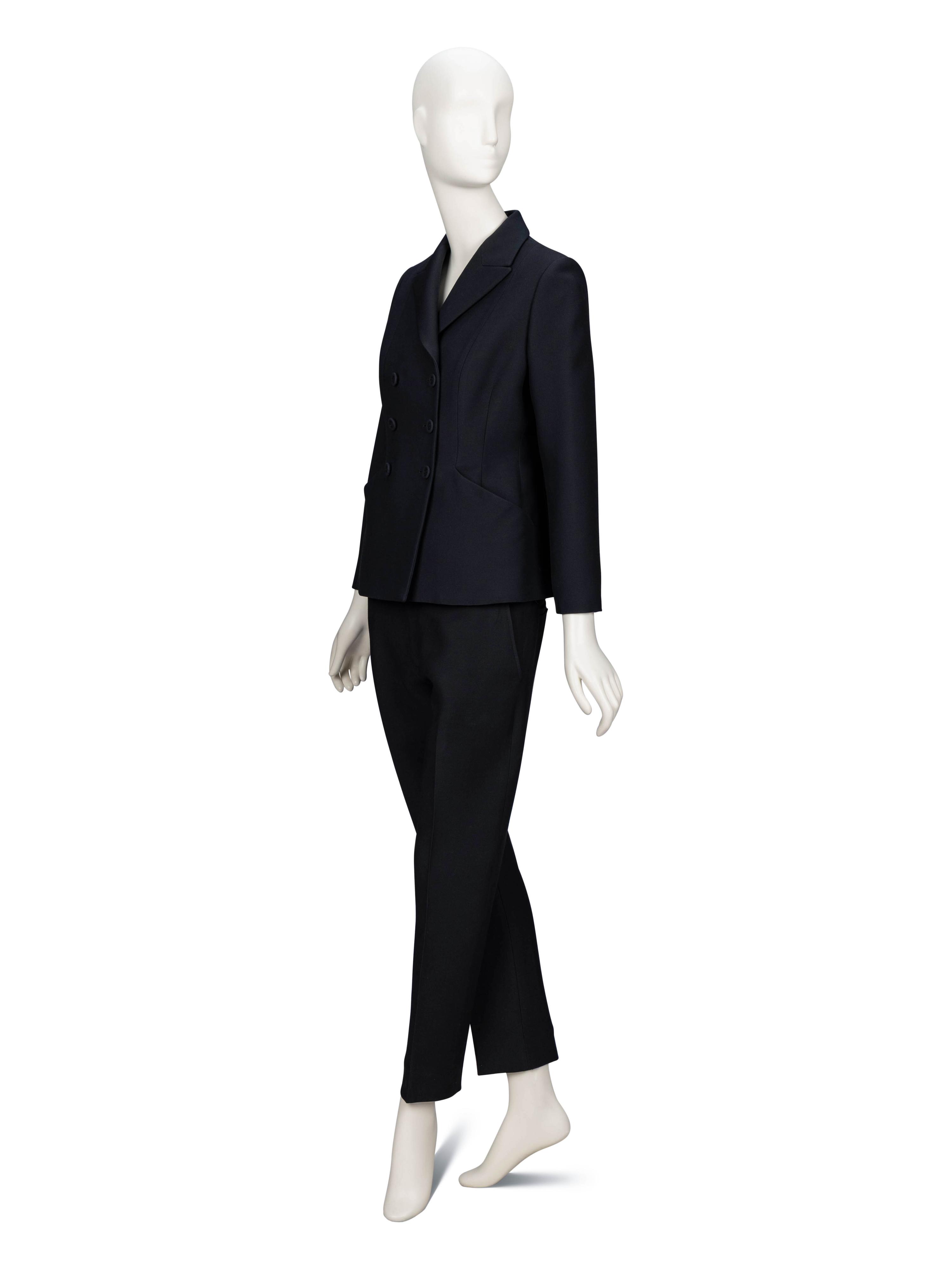 Christian Dior, Black "Bar" Pantsuit