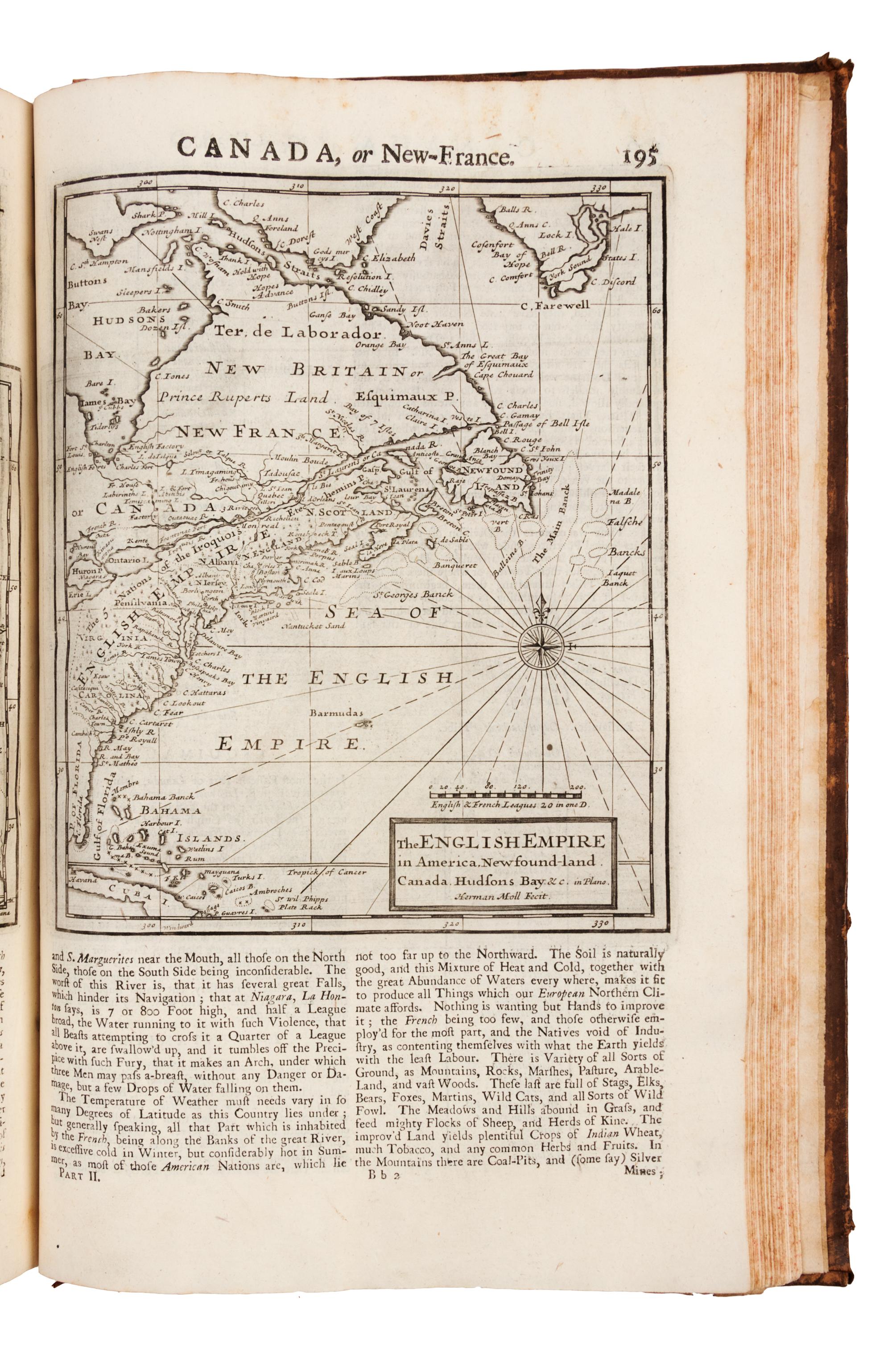 MOLL, Herman. The Compleat Geographer. London: J. Knapton, et