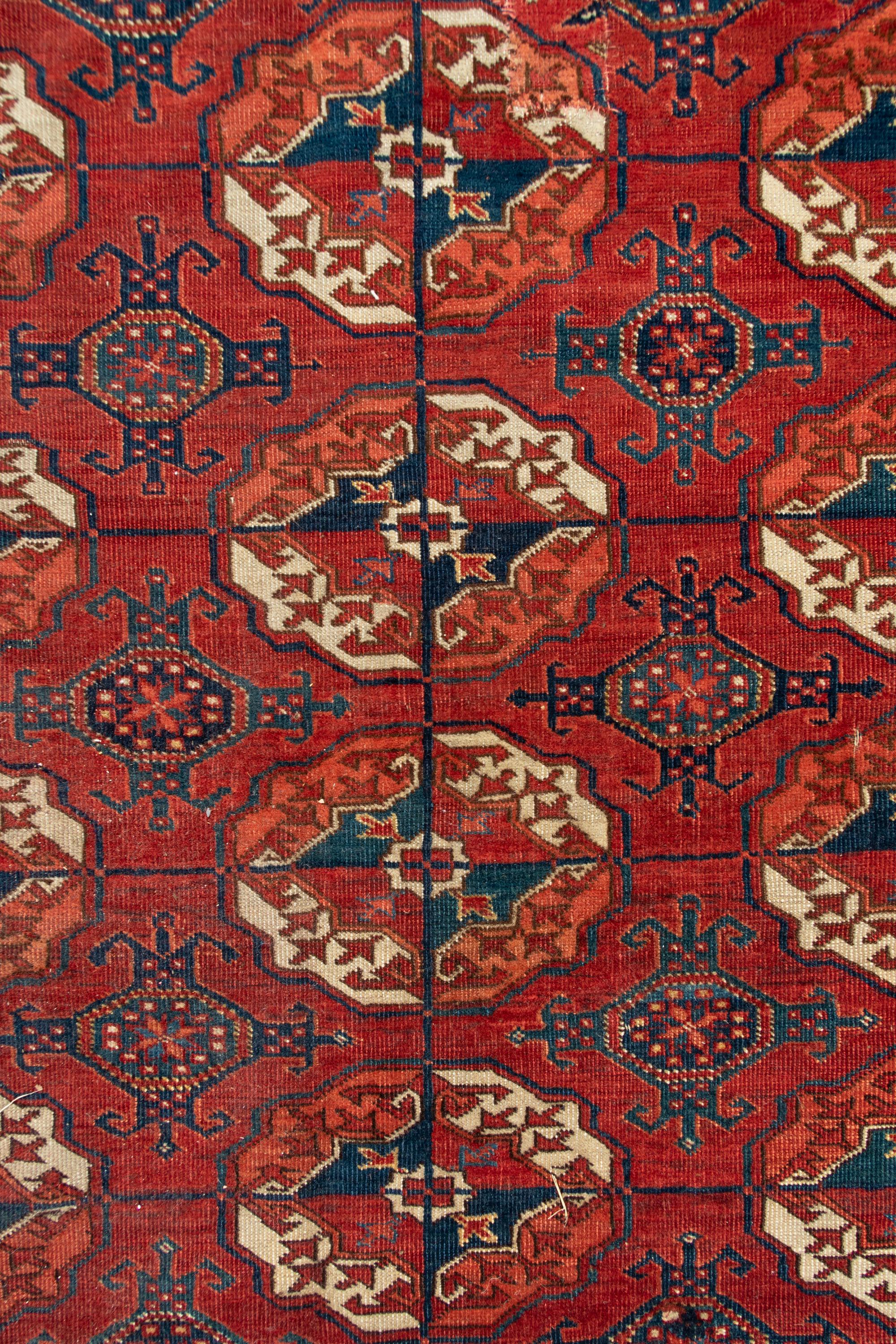 A Turkoman Wool Rug