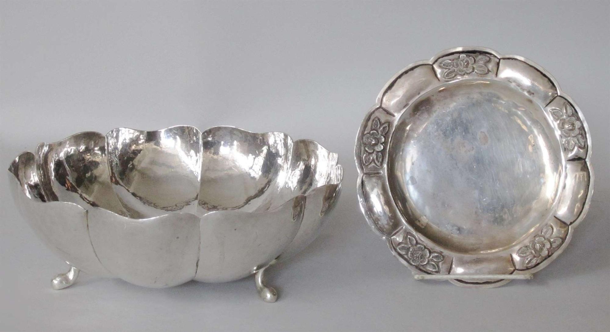 Sterling silver bowl mexico, 20th century