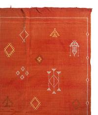 A Kilim Sabra or Silk and Wool Rug