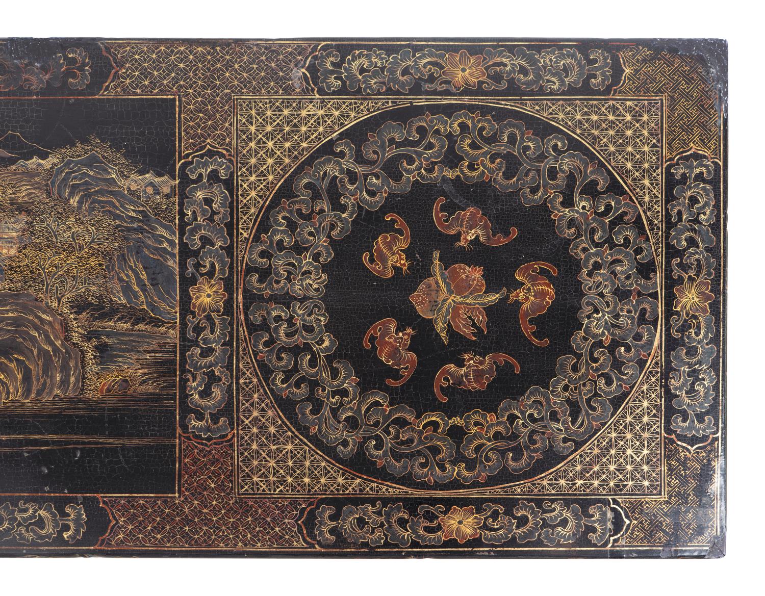 A Chinese Green Lacquer and Parcel Gilt Altar Table — 20TH CENTURY