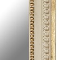 A White Painted and Parcel Gilt Pier Mirror
