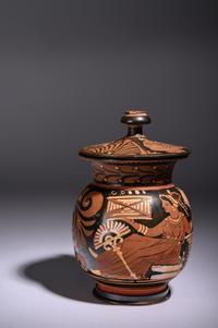 An Apulian Red-Figured Lidded Oinochoe