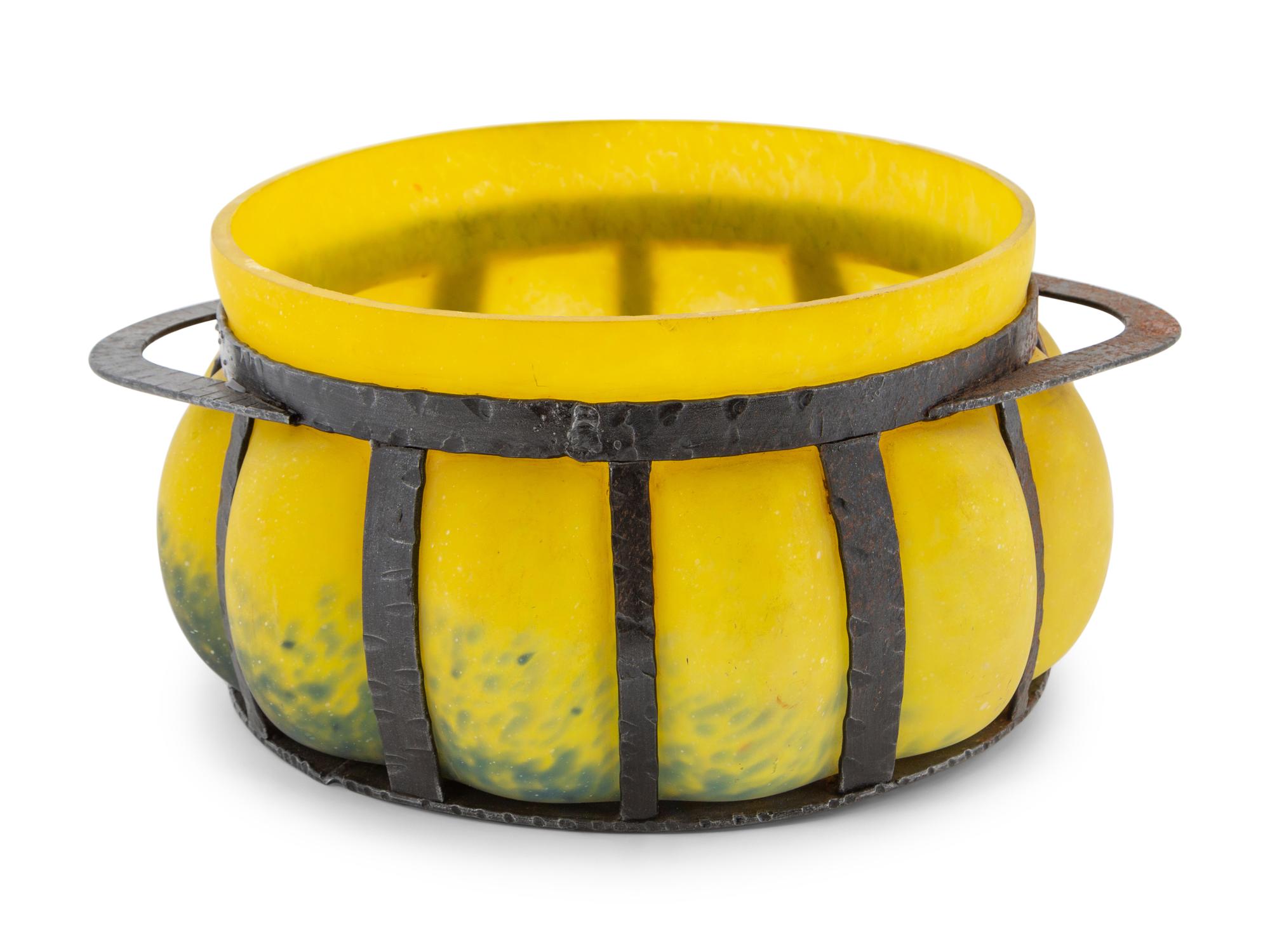 An Art Glass Bowl in the Manner of Charles Schneider