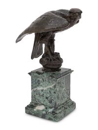 A French Bronze Model of an Eagle Clutching a Snake