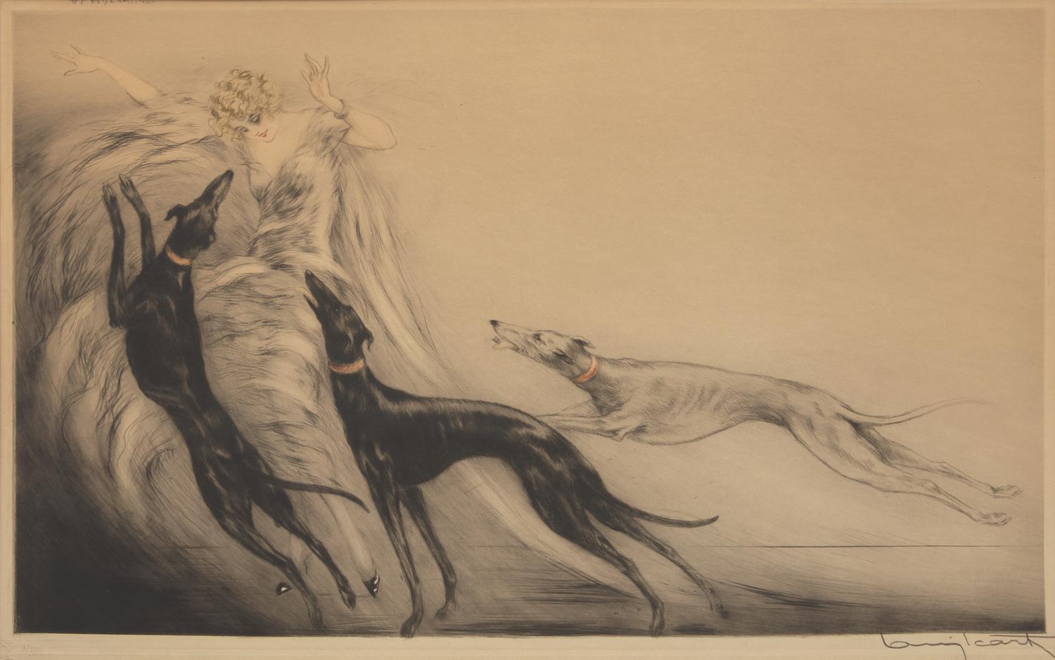 [Prints] Icart, Louis. Coursing II