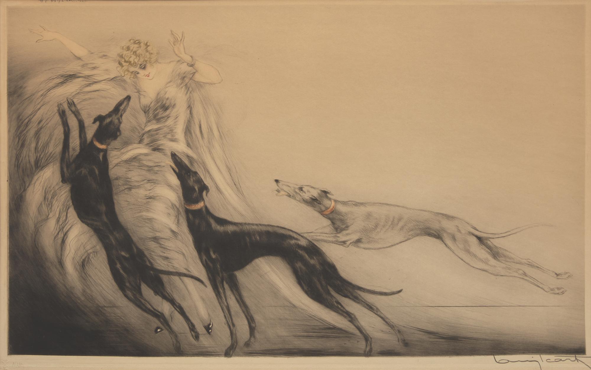 [Prints] Icart, Louis. Coursing II