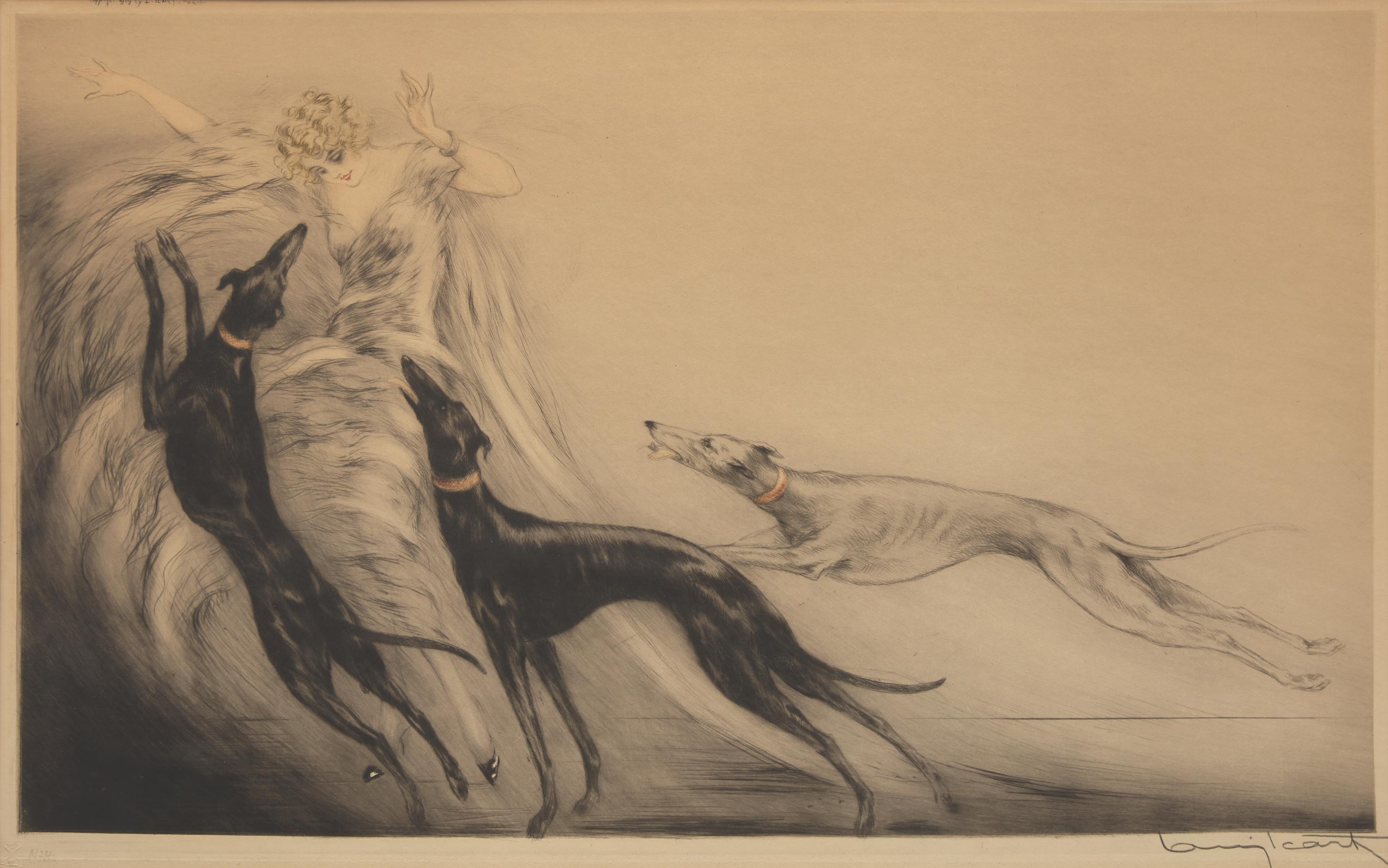 [Prints] Icart, Louis. Coursing II