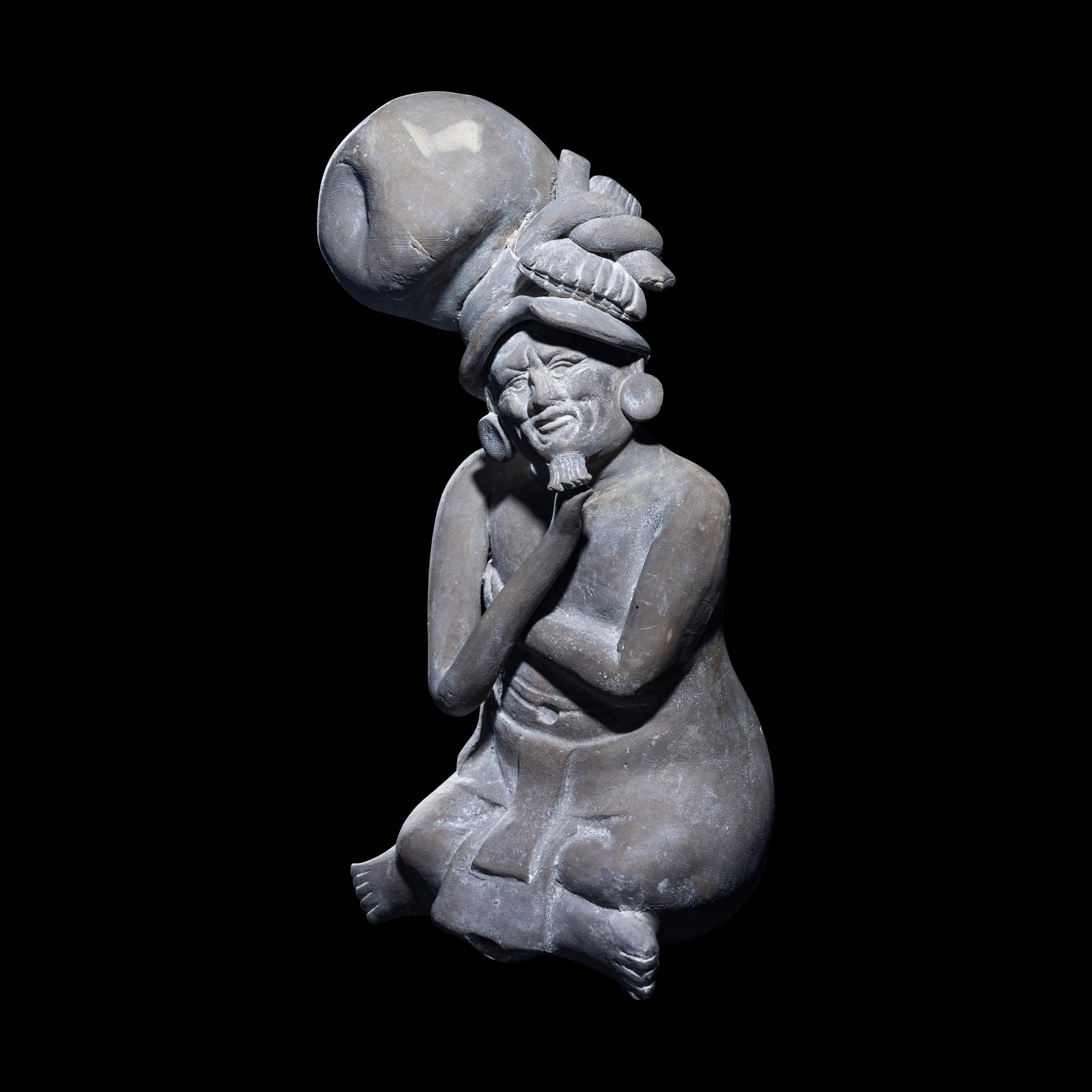 A Maya Seated Scribe