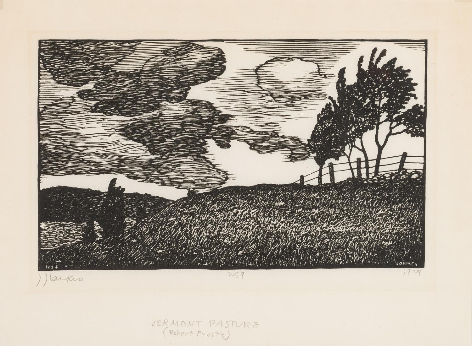 [FROST, Robert (1874-1963)] -- A group of 5 prints and posters related to Robert FROST, comprising: